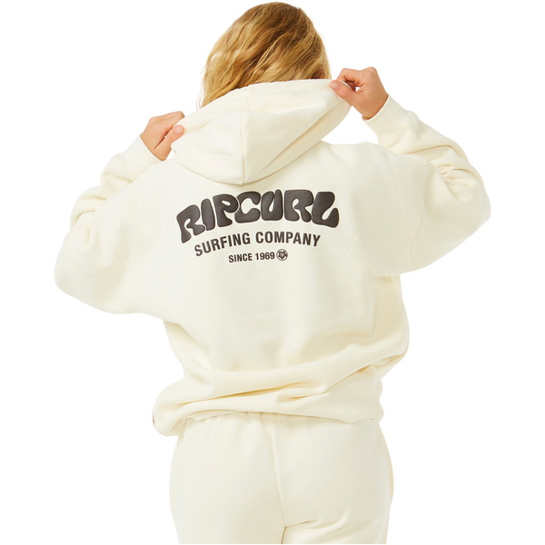 2025 Rip Curl Womens Surf Puff Heritage Hoodie 06AWFL - Natural